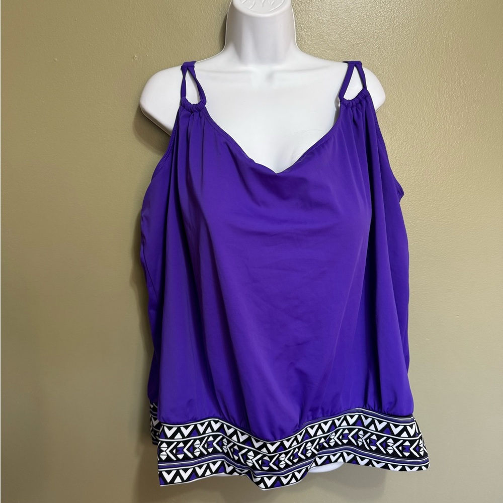 Swimsuits For All Swim Top, Size 30, NWT